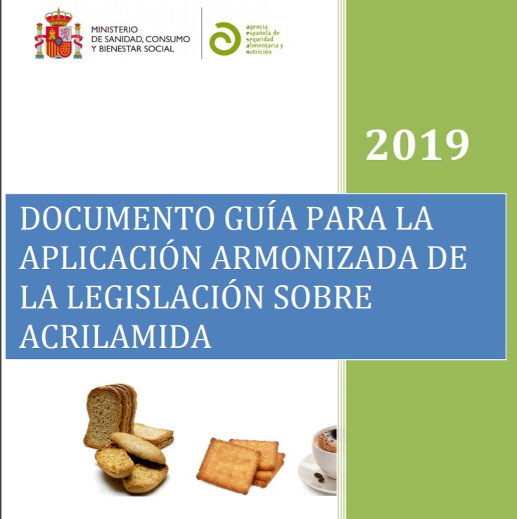 DOCUMENTO GUÍA PARA LA APLICACIÓN ARMONIZADA DE LA LEGISLACIÓN SOBRE ACRILAMIDA